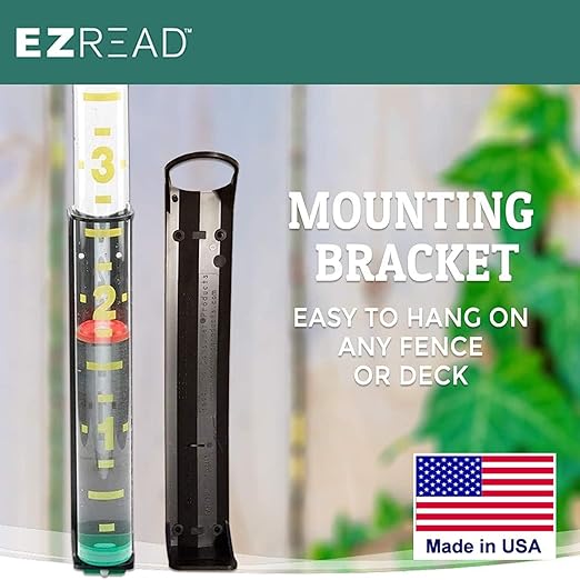 Headwind EZRead 26” Giant Professional Outdoor rain Gauge, USA Made Heavy Duty All Weather Freeze Proof mountable with Float, Red (820-0006)