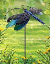 Sunset Vista Designs Garden in Motion Balancing Spinner Stake Yard Art, Dragonfly, 43" x 14.75" x 12.75"