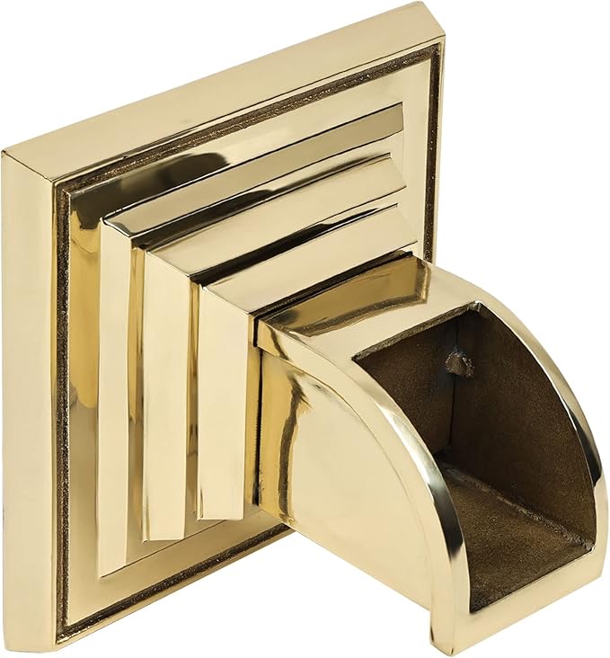 Solid Brass Made Exquisite Handcrafted Waterfall Spout for Landscape, Water Fountain Spout Scupper Luxury Decoration for Pools, Ponds, Water Walls