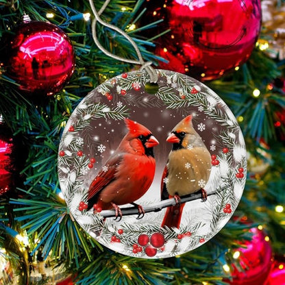 Cardinal Wind Chimes and Ceramic Ornament Sympathy Wind Chimes Home Decor Outdoor Garden, Gifts for Bereavement, Condolence, Funeral, Soothing Melodic Tones with Mute Option