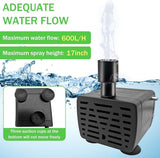 Solar Powered Bird Bath Fountain Equipped with Six Nozzles Rock Solar Bird Bath Power 3.5w Outdoor Water Fountain Suitable for Gardens Ponds Fish Tanks Courtyards