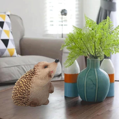 Garden Statues Hedgehog Figurines Hedgehog Garden Statues Outdoor Resin Garden Statues Cute Hedgehog Decor Hedgehog Decorations for Home Yard Ornaments Decor