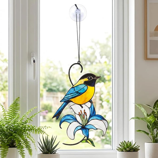 Hummingbird Gifts for Women, Hummingbird Sun Catcher for Window Hanging, Mothers Day for Mom Grandma Bird Lovers, Spring Suncatcher Garden Decor for Indoor Outdoor Windows (7)