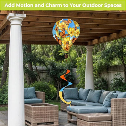 Briarwood Lane Monarch Butterflies Hot Air Balloon Spinner