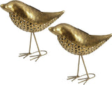 YOSION Solar Garden Bird Lights, 2-Pack Metal Decorative Figurines, Outdoor Path Lighting for Yard and Patio