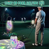 Golf Valentine's Day Gifts for Men Dad Grandpa Boyfriends Rechargeable Lantern Lamp Led Night Light Retirement Gifts for Christmas New Year Funny Unique Gift Who Love Golf