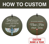 Personalized Wind Chimes, in Loving Memory of Sympathy Wind Chimes, Cross Memorial Wind Chime, Loss of Loved Dad/Mom, Heaven Wing Funeral Gifts, Listen to the Wind, Produced in USA