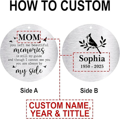 ASTARIN Personalized 30" Bereavement Wind Chimes for Outside, Memorial Gift in Remembrance of a Loved One, Sympathy Gift for Loss of Mother Father Husband, Garden Patio Decor