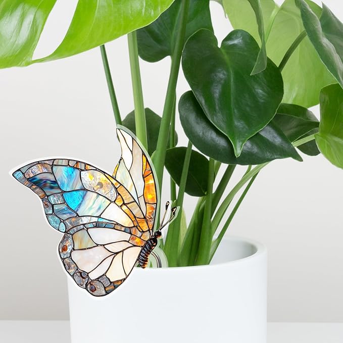 Butterfly Gifts for Women, Hanging Plant Planter Indoor Outdoor, Mothers Day Birthday Gifts for Mom Grandma from Daughter Son, Butterfly Lover Garden Decor Plant Pot(7)