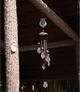 Wind Chimes for Outside- Owl，Owl Gifts for Women Men，Metal Wind Chimes Memorial for Outside/Indoors, Lawn, Patio, Home, Porch, Yard Decor, Garden Decorations