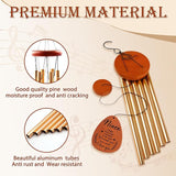 Niece Wind Chimes - Niece Gifts from Auntie, Birthday Gifts for Nieces from Aunt, Christmas Birthday Gift for Nieces, Butterfly Wind Chimes, 25.5"