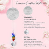 Gifts for Grandma Birthday Gift - Crystal Suncatcher Rainbow Maker - Unique Hanging Window Decor - Sentimental Keepsake - Meaningful Gift for Grandmother from Grandkids