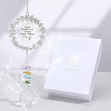 COMNICO Thank You Sun Catcher Gifts for Women, Friend Suncatcher Gifts with Engraved Thank You Message Colorful Crystal Hanging Ornament for Christmas Birthday Home Office Living Room Garden Decoratio