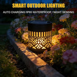 Decorative Solar Mandala Lights,2026 New Solar Mandala Lights Outdoor,Mandala Theme Waterproof Fence Light for Garden Post Patio Backyard Yard Decor(2Pack)