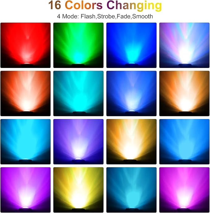 RGB Pond Lights with Timer, Super Bright LED Underwater Submersible Fountain Light,Remote Control IP68 Waterproof Colorful Landscape Spotlights for Fish Aquarium Tank Garden Yard Pool(Set of 5)