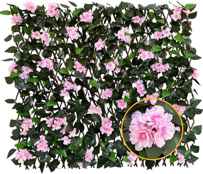 Expandable Fence Privacy Screen for Balcony Patio Outdoor,Decorative Faux Ivy Fencing Panel,Artificial Hedges