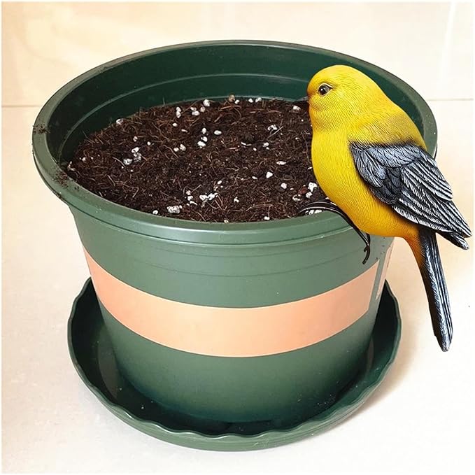Garden Decor Resin Bird Statues Garden Decorative Sculptures Outdoor Decor Outdoor Decor(A)