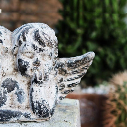 COAECJ Animal Sculpture for Garden Angel Garden Sculpture, Vintage Old Sculpture Figure Outdoor Garden Landscape Decoration Garden Garden Decoration