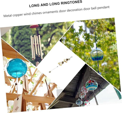 BESPORTBLE 1pc Metal Wind Chime Pendant Decor Hanging Chimes for Garden Patio Door and Home Crisp Sounds for Relaxing Ambiance Birthdays and Special Occasions