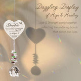 Memorial Gifts for Loss of Daughter,Bereavement Suncatcher Crystal Rainbow Maker,Elegant Keepsake for Deceased Daughter,Durable Sympathy Gift