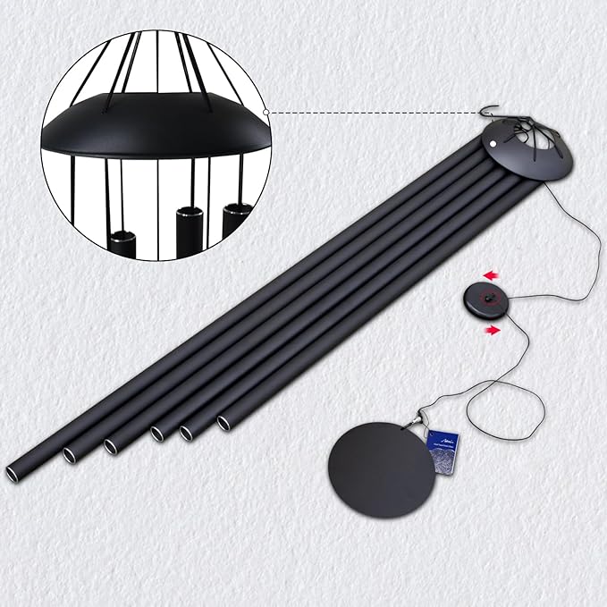 ASTARIN 74 Inch Extra Large Wind Chimes for Outside, Wind Chimes Outdoor Deep Tone,Windchimes Outdoors for Patio, Garden, Porch, Yard