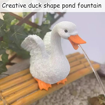 Spitters for Small Ponds with Water Pump, Animal Pond Spitters, Outdoor Water Feature Statue with Hose,Fish Tank Automatic Circulation
