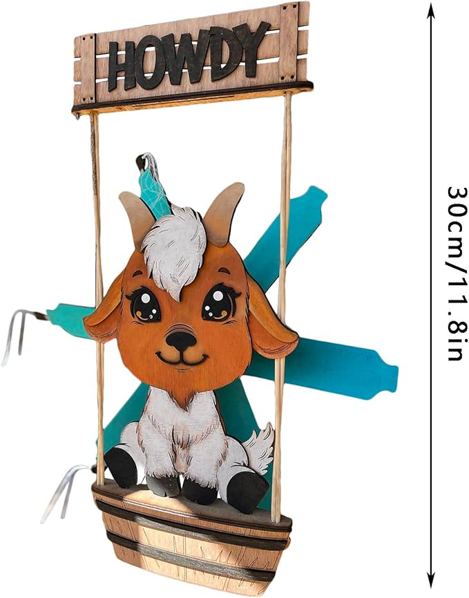 Animal Wind Garden Metal Sculpture Outdoor Art for Yard Patio (Grey, 30CM)