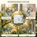 Hummingbird Gifts for Women, Hummingbird Sun Catcher for Window Hanging, Mothers Day for Mom Grandma Bird Lovers, Spring Suncatcher Garden Decor for Indoor Outdoor Windows(2)