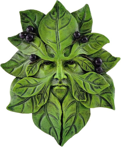 Top Collection Garden Blueberry Greenman Hanging Plaque