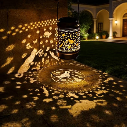 cat Solar Light Outdoor Waterproof Hanging Ornament, Solar Decoration LED Lantern Outdoor Garden Decoration, Suitable for Patio, Patio, Lawn, Tabletop, Path, Landscaping, Cat Lover(cat)
