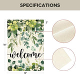 AVOIN colorlife Set of 12 Seasonal Holiday Garden Flag 12x18 Inch Double Sided Outside, Welcome Farmhouse Yard Outdoor Flag