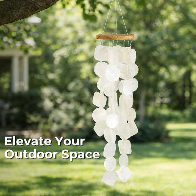 Solange & Frances Garden Decor, Hanging Patio Decor, Wind Chimes for Outside,Patio and Garden Gifts for Women Who Have Everything for Mom
