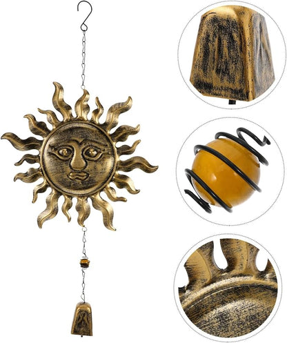 BESPORTBLE 1pc Patio Wind Chime Hanging Ornament Retro Bell for Outdoor Garden Decor Soothing Sounds for Lawn and Balcony Symbol of Luck and Relaxation