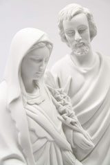 Vittoria Collection 20 Inch Holy Family Joseph Mary Baby Jesus Italian Statue Sculpture Figurine Made in Italy Indoor Outdoor Garden