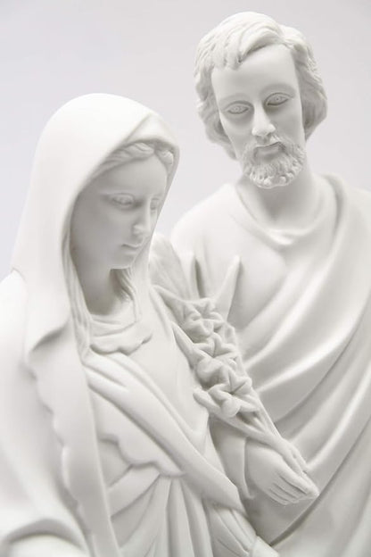 Vittoria Collection 20 Inch Holy Family Joseph Mary Baby Jesus Italian Statue Sculpture Figurine Made in Italy Indoor Outdoor Garden