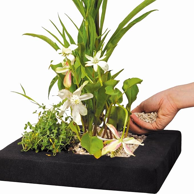 velda 127579 Square 35 Centimetre Floating Plant Island for The Pond