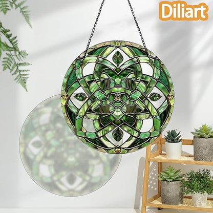 Celtic Knot Plexiglass Suncatcher - Sun Catchers Indoor Window, Window Decorations for Glass Windows - Symbolic Hanging Decoration, Perfect for History Lovers and Celtic Culture Enthusiasts