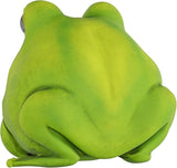 Frog Statue-Resin Chubby Animal Figurine for Outdoor Lawn and Garden Décor-Great for Flower Beds, Fairy Gardens, Backyards and More by Pure Garden