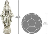 Design Toscano Madonna of Notre Dame Garden Statue: Medium