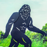 EZTZEN 4ft Bigfoot Outdoor Decor Big Foot Sasquatch Gifts for Men/Dad/Women Metal Bigfoot Silhouette Statues for Yard Decor, Garden Decor, Yard Art, Forests, Yard Display, Lawn Decorations