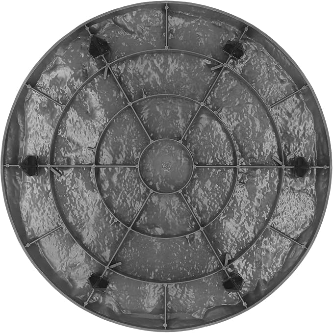Zerodis Round Decorative Polypropylene Stepping Stones with Ground Stakes Outdoor Pathway Stones Stable Installation Decorative Landscaping Stepping Stones (Round)