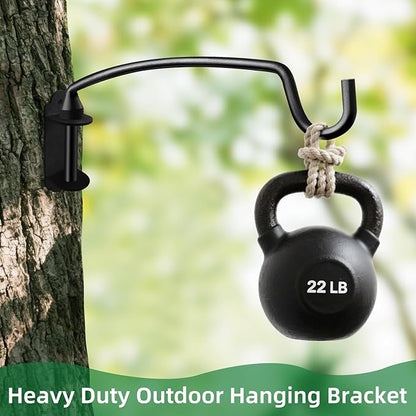 Plant Hooks for Wall Hanging Plant Bracket with Ajustable Angles for Bird Feeder, Wind Chimes, Flower Basket 12.2 Inches
