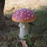 Mushroom Resin Garden Statue Outdoor and Garden Decor Patio Yard (Mushroom 7.9 inch)