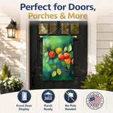 Caroline's Treasures Missouri Hawthorns in Watercolor House Flag Large Porch Sleeve Pole Decorative Outside Yard Banner Artwork Wall Hanging, Polyester, House Size, Multicolor