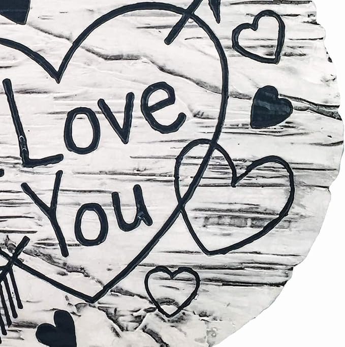 Spoontiques - Garden Décor - I Love You Stepping Stone - Decorative Stone for Garden
