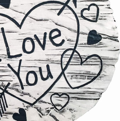 Spoontiques - Garden Décor - I Love You Stepping Stone - Decorative Stone for Garden