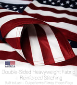 4th Of July American Flag For Independence Day Holder Kit Wall Hanging Home Cemetery Decoration For Grave Yard Sign Memorial Veterans Day USA Poster Door Canvas Tapestry Gifts For Dad