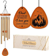 Gifts for Dad, Dad Gifts Wind Chimes, Dads Birthday Gift, Fathers Day Christmas Birthday Gift from Daughter Son, Unique Wind Chimes Presents for Dads, 25.5in