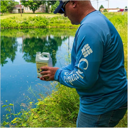 Natural Waterscapes Pond Dye - Vivid Blue Super Concentrate - 1 Quart Treats 1 Acre up to 6 Feet Deep, True Blue Pond Dye, Creates Vibrant Blue Color in Pond Water
