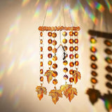 Suncalla 3 Pcs Crystal Suncatchers for Window Sun Catchers Hanging Wind Chime with Chain Rainbow Indoor Outdoor Decor Plant Lover Gift